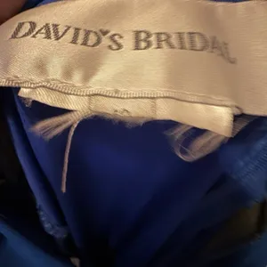 David's Bridal Blue Maxi Dress thumbnail 8