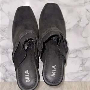 MIA Black studded Mules size 10M thumbnail 10