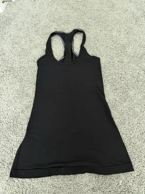Lululemon black razor back tank top thumbnail 5