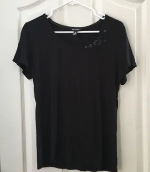 FINAL MARKDOWN LADIES George top medium 8/10 Black thumbnail 1