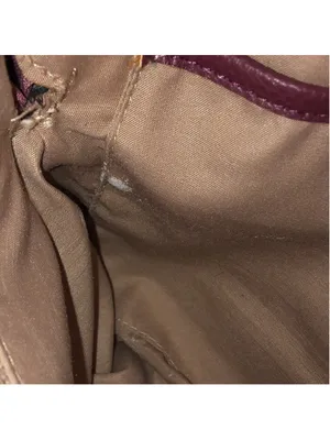 Nanette Lepore Burgundy Maroon Shoulder Bag Classic Handbag Purse thumbnail 7