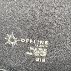 OFFLINE By Aerie Real Me High Waisted‎ V-Shape Crossover Waist Flare Leggings M thumbnail 5
