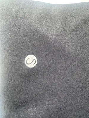 CRZ YOGA Black Leggings with Reflective Logo thumbnail 2