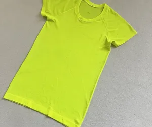 Lululemon Women's Highlight Neon Yellow Swiftly Tech Short Sleeve 2.0 Shirt Top, Size 10 thumbnail 1