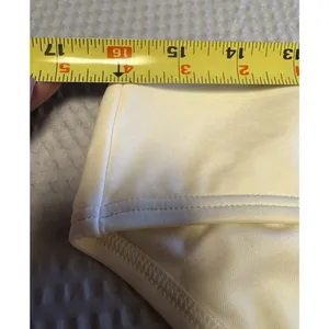 Kate Spade New York Women's Bikini Bottom Classic Hipster Cut Cream SZ Large NWT thumbnail 4