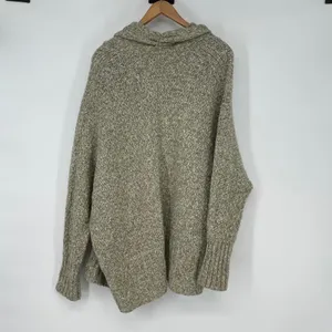 Angel of the North Chunky Knit Open Cardigan Alpaca Blend Slouchy Size M‎ thumbnail 2