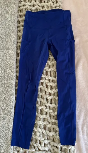 Lululemon blue leggings thumbnail 1