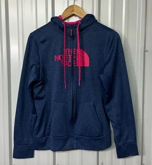 The North Face Zip Front Hoodie Women’s Cozy Fleece Jacket Athleisure Streetwear thumbnail 1