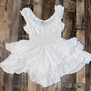Princess Polly Love Galore white Romper Dress size 6 thumbnail 2