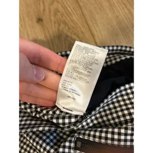 Urban Outfitters Gingham High Waisted Zipper Cigarette Pants Black White US 4 thumbnail 5