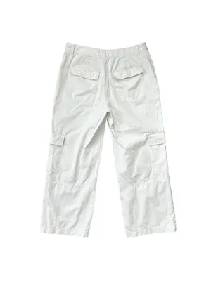 Princess Polly Fallout Wide Leg High Rise Cargo Ankle Crop Cotton Pants Size 8 thumbnail 2