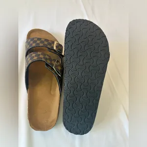 Sandals with Buckles Geo print buckle sandals women’s size 9 1/2 new thumbnail 5