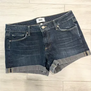 PAIGE Indigo Denim Jean‎ shorts size 29 thumbnail 3