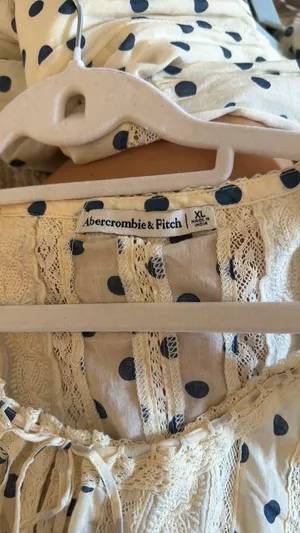 Abercrombie & Fitch Polka Dot Tie Top thumbnail 6