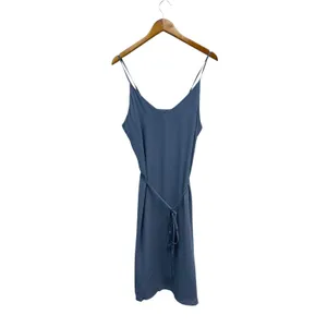 Lulus V-Neck Slip Dress in Denim Blue size Large NWT thumbnail 2