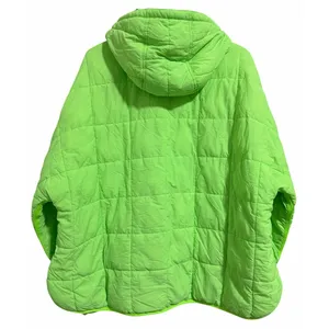 Free People Movement Pippa Packable Pullover Puffer Neon Lime Glow Women's Large thumbnail 2