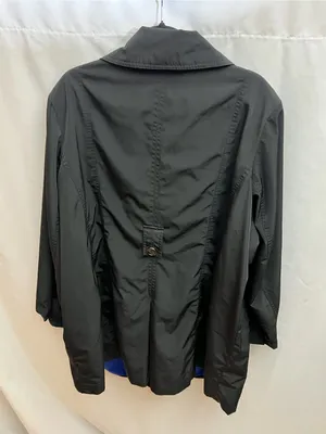 London Fog Women’s Black Double Breasted Trench Raincoat Jacket Plus Size 3X thumbnail 5