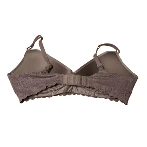 Aerie Real Sunnie Wireless Bra‎ Womens Size 32C Gray Lace Comfort Lightly Padded thumbnail 4