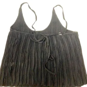 Free People Get‎ to Know You Cami Black Medium NWT thumbnail 2