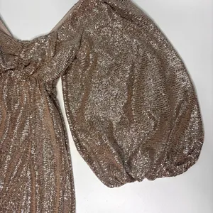 Show Me Your Mumu Sydney Midi Dress Gold, Silver Metallic Balloon, Puff Sleeve S thumbnail 8