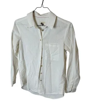 Anthropologie Pilcro and the Letterpress‎ White Seersucker Button Down Small thumbnail 1