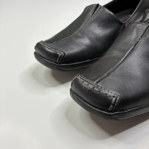 Naturalizer Family Black Square Toe Loafers Leather Upper Womens 8.5 thumbnail 2