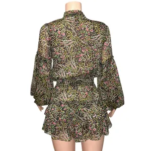 MISA LOS ANGELES Teya Mini Dress, Spring Bouquet, XS thumbnail 9