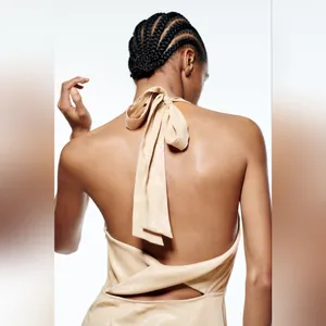 ZARA SATIN MINI DRESS thumbnail 6