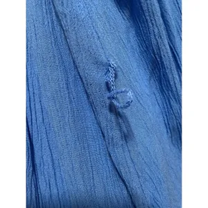 GAP Womens Blue Crinkle Sleeveless High Neck High Low‎ Midi Dress Size Small thumbnail 8