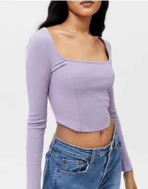 brand new long sleeve purple small thumbnail 1