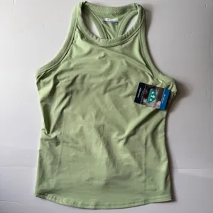 Columbia Boundless Trek Support‎ Tank Womens Small Green AL9322 Omni-Wick NWT thumbnail 3