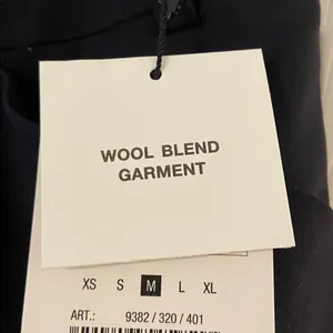 Zara Wool Blend Elegant Black Trousers size M inseam 32” waist 32” brand new thumbnail 3