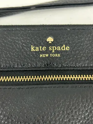 Kate Spade Black and Gold Wristlet thumbnail 3