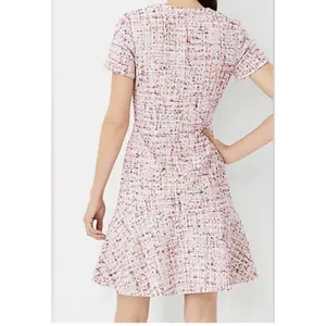 Ann Taylor Tweed Fit & Flare Lined Dress Preppy Legally Blonde Womens Size 2 NEW thumbnail 4