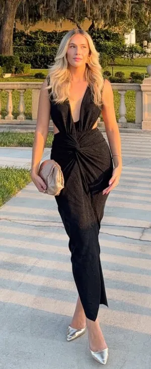 Baobab Revolve Maxi Dress Black thumbnail 1