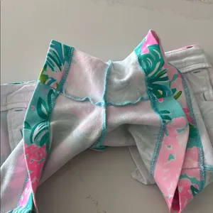 Lilly Pulitzer Callahan Knit Short Blue Ibiza‎ Pineapple Shake size 6 thumbnail 7