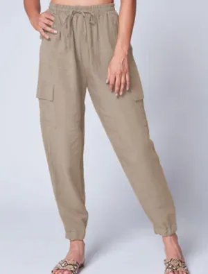 Loose Cargo Jogger Pant Tan Size L thumbnail 1