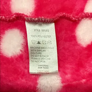 Cynthia Rowley women’s size small 100% Polyester pink polka dot robe Size L thumbnail 9