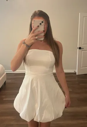 White Dress Lulus Mini small thumbnail 1