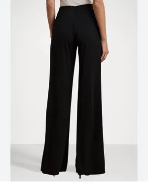 Lauren Ralph Lauren Black Wide Leg Dress Pants Size 2P. thumbnail 2