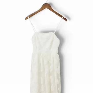 Lulus Delightful Charisma White Embroidered Sequin Mesh Midi Dress size XS thumbnail 6