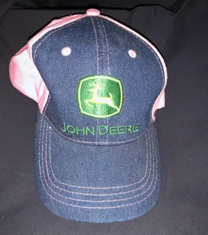 Jean & Pink John Deere Hat  thumbnail 1