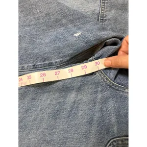 CITIZENS OF HUMANITY Size 32 Ayla Cargo High-Rise Wide-Leg Jeans Light Wash thumbnail 10