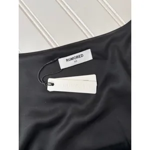 NWT Rumored Mod Mini Dress Black Squared Neck LBD Short Sleeve Party Cocktail XS thumbnail 5