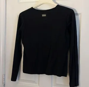 HARLEY DAVIDSON Woman’s Size Large Black Long Sleeved Shirt thumbnail 5