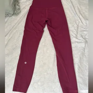 High-Waisted lululemon Burgundy Leggings thumbnail 6