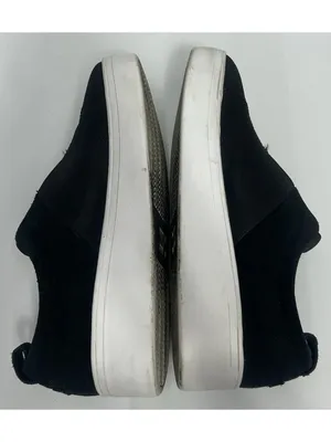 Tom’s AMBER Platform Slip On Leather Sneakers Shoes Women’s Size 9 Black thumbnail 7