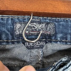 Silver Jeans Tuesday‎ Low Rise Slim Bootcut Jeans Size 25 thumbnail 7
