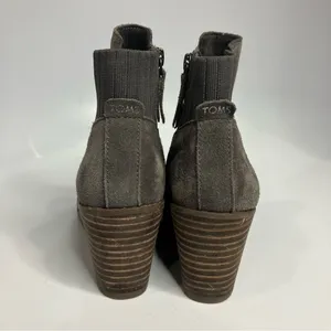 Toms dark gray Sadie wedge Booties size 5.5‎ thumbnail 4