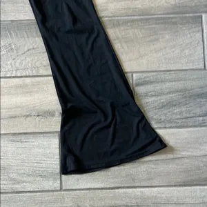 Black Flared Leggings thumbnail 2